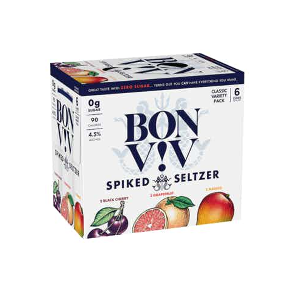 BON V!V Spiked Seltzer Variety Pack