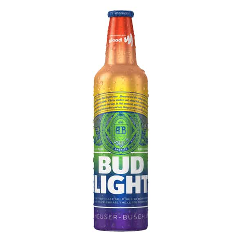 Bud Light Pride Aluminum Bottles