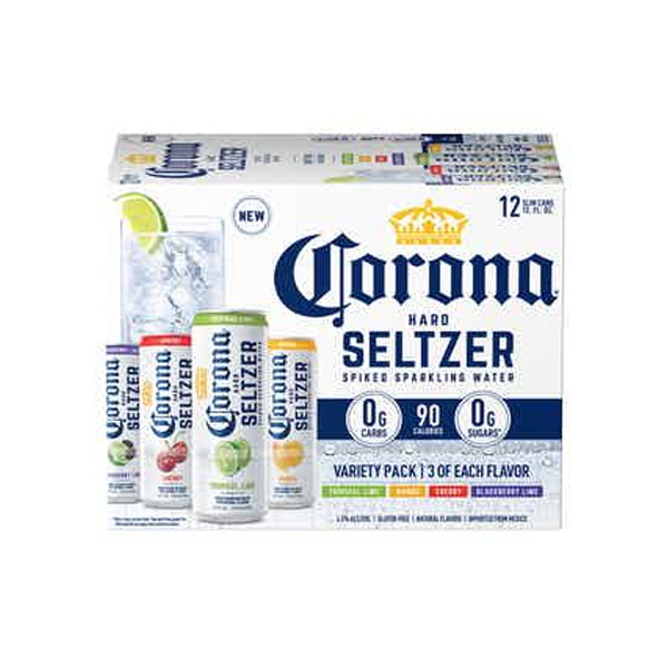 Corona Hard Seltzer Spiked Sparkling Water Variety Pack