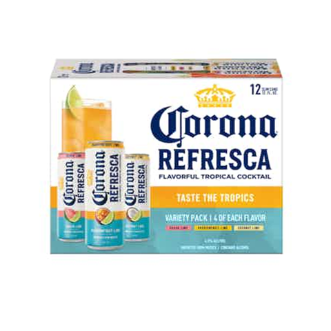 Corona Refresca Spiked Tropical Cocktail Variety Pack