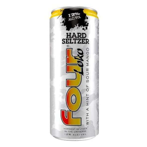 Four Loko Hard Seltzer with hint of Sour Mango