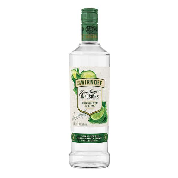 Smirnoff Zero Sugar Infusions Cucumber & Lime